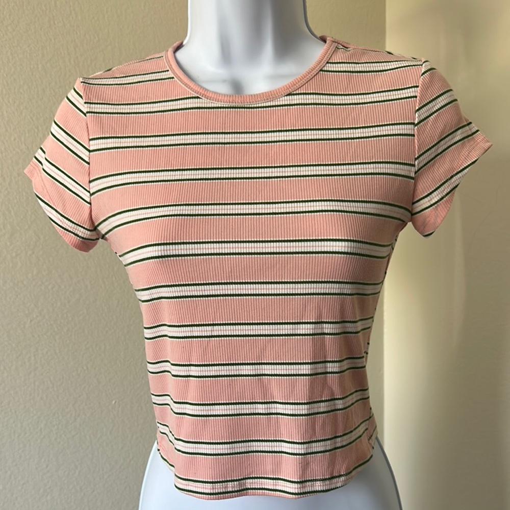 Reformation Stripped T-Shirt S